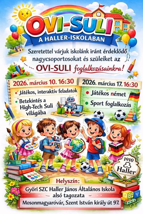 Ovi-suli a Haller-iskolában